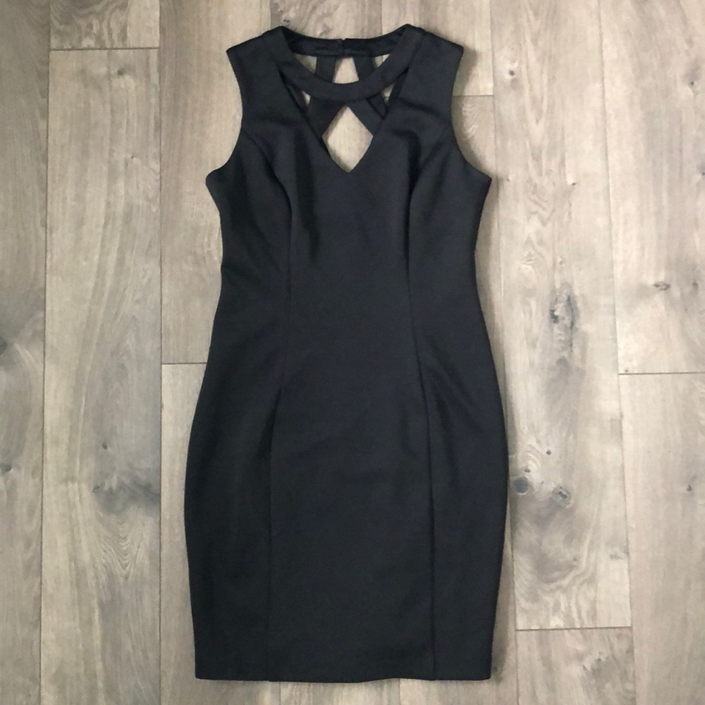 Black cocktail dress